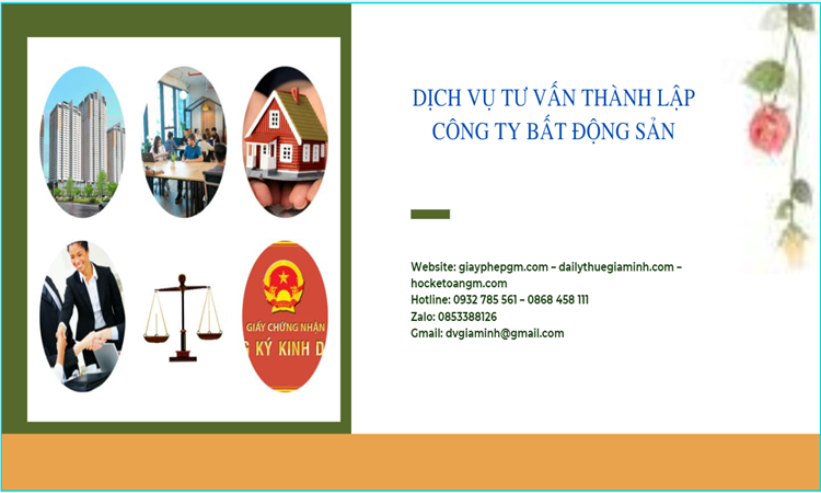 Thủ tục thành lập công ty bất động sản tại Nghệ An