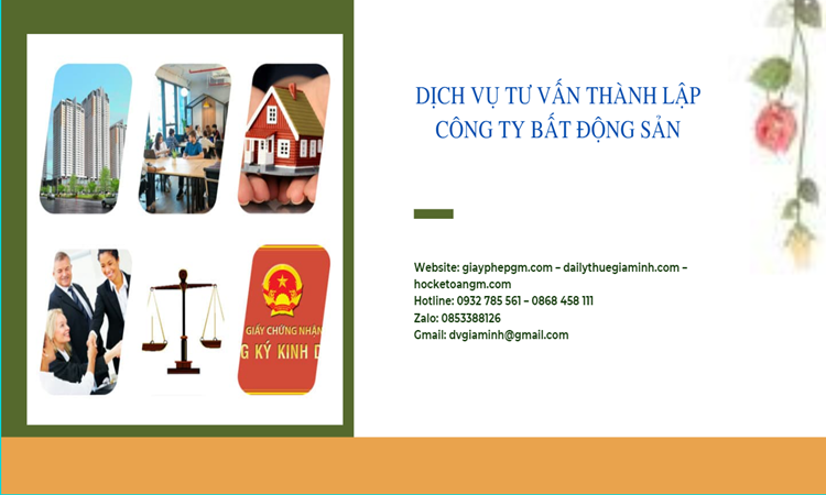 Thủ tục thành lập công ty bất động sản tại Nha Trang