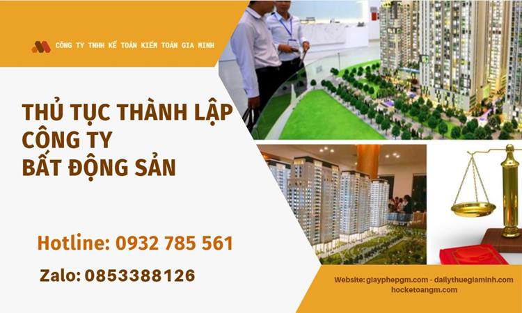 Thủ tục thành lập công ty bất động sản tại Ninh Thuận