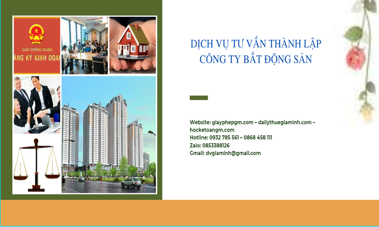Thủ tục thành lập công ty bất động sản tại Ninh Thuận