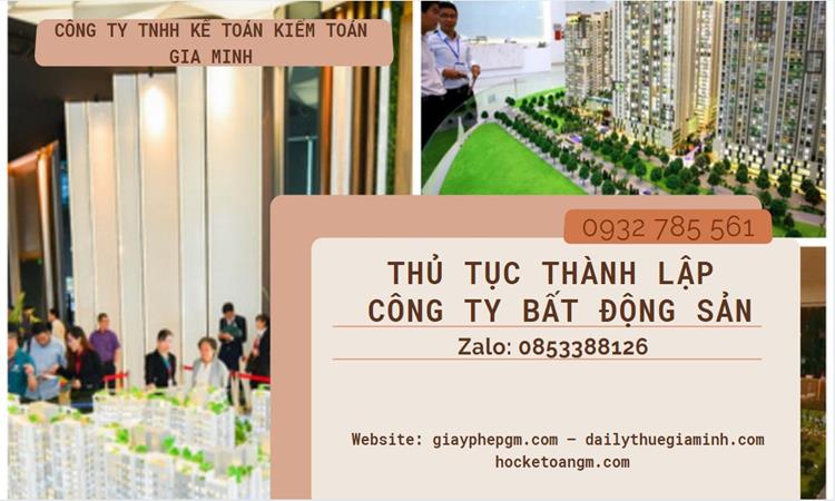 Thủ tục thành lập công ty bất động sản tại Phú Quốc