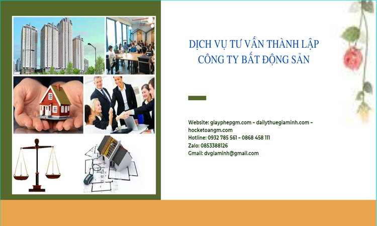 Thủ tục thành lập công ty bất động sản tại Phú Quốc