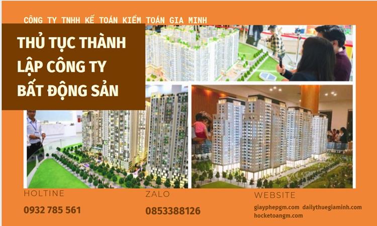 Thủ tục thành lập công ty bất động sản tại Phú Yên