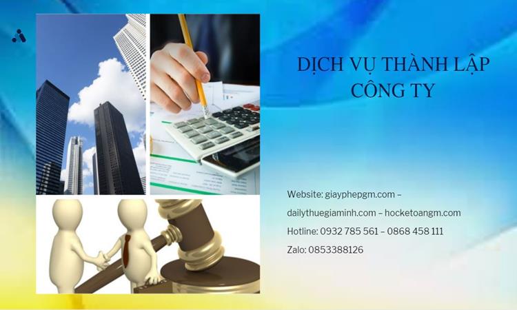 Thủ tục thành lập công ty bất động sản tại Quận 1