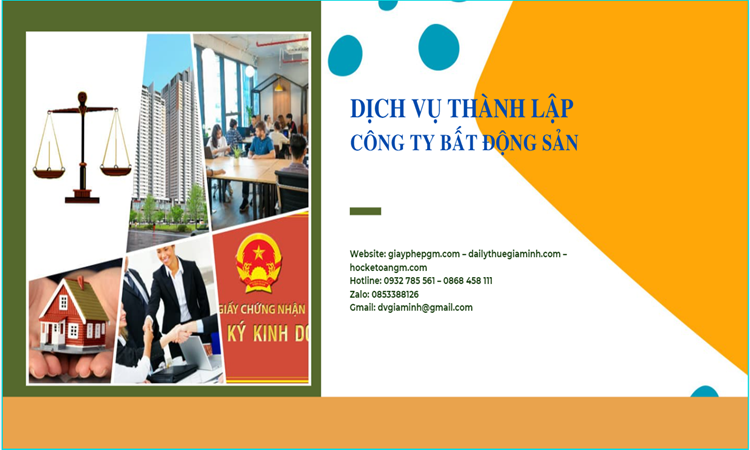 Thủ tục thành lập công ty bất động sản tại Quận Ninh Kiều