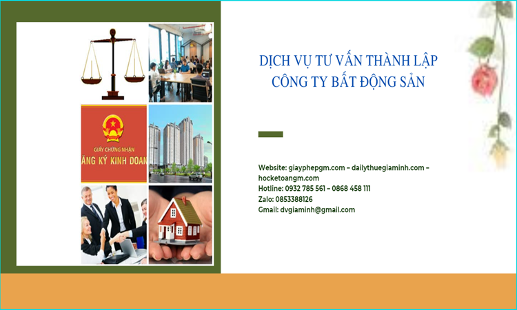 Thủ tục thành lập công ty bất động sản tại Quảng Nam