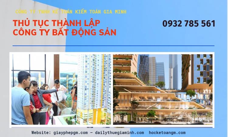 Thủ tục thành lập công ty bất động sản tại Quảng Trị