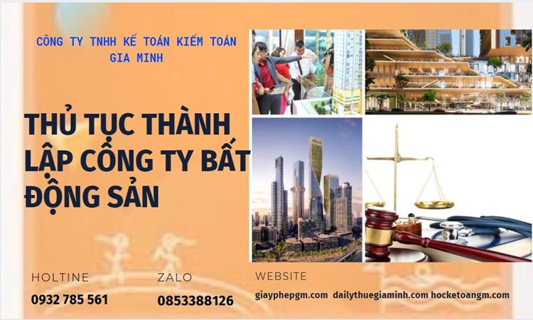Thủ tục thành lập công ty bất động sản tại Tây Ninh