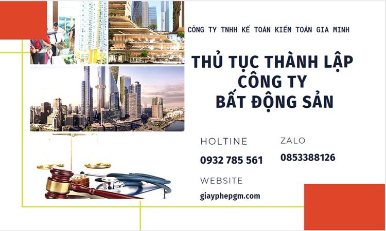 Thủ tục thành lập công ty bất động sản tại Thành phố Đà Nẵng