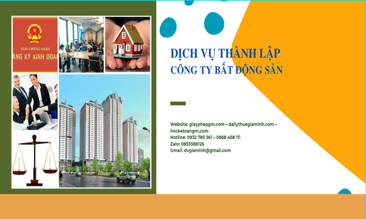 Thủ tục thành lập công ty bất động sản tại Thành Phố Đà Nẵng
