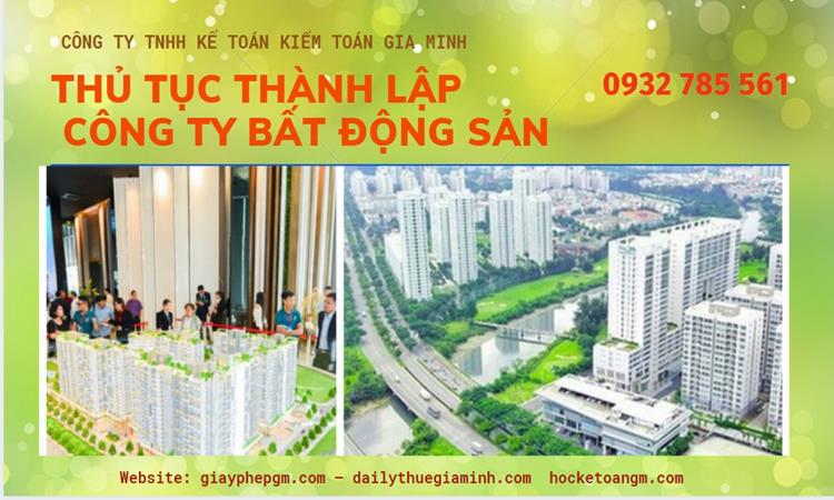 Thủ tục thành lập công ty bất động sản tại Thành phố Hải Phòng