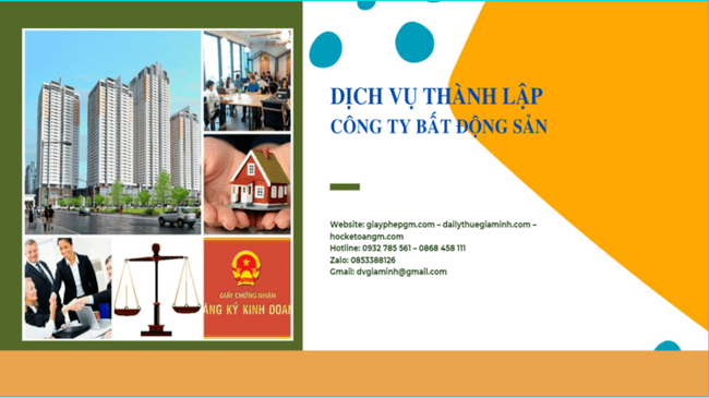 Thủ tục thành lập công ty bất động sản tại Thành Phố Hải Phòng