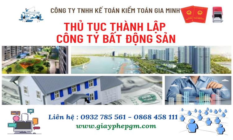 Thủ tục thành lập công ty bất động sản tại Thành Phố Hưng Yên
