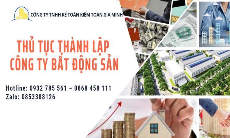 Thủ tục thành lập công ty bất động sản tại Thành Phố Phủ Lý