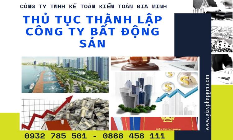 Thủ tục thành lập công ty bất động sản tại Thị Xã Mỹ Hào