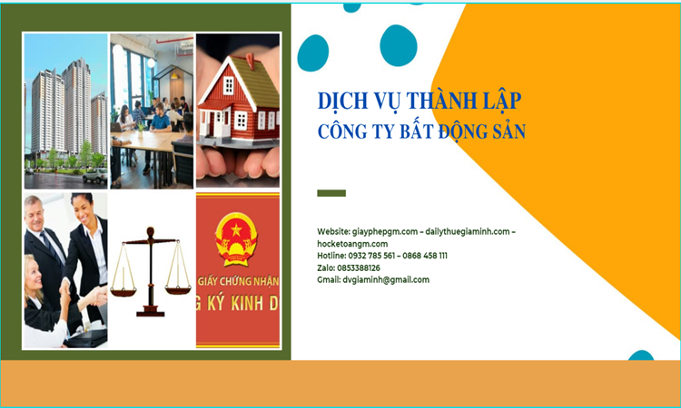 Thủ tục thành lập công ty bất động sản tại TP Đà Nẵng