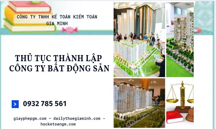 Thủ tục thành lập công ty bất động sản tại TP Hải Phòng