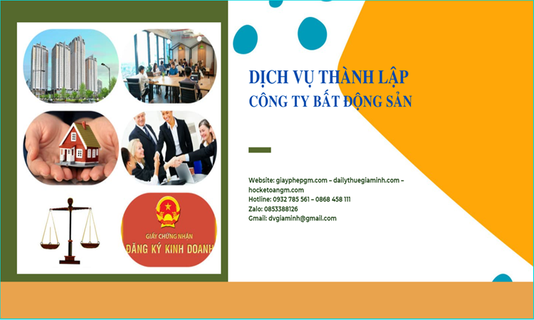 Thủ tục thành lập công ty bất động sản tại TP Hải Phòng