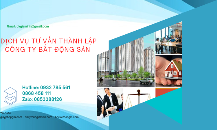 Thủ tục thành lập công ty bất động sản tại Tuyên Quang