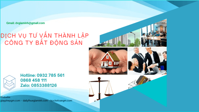 Thủ tục thành lập công ty bất động sản tại Vĩnh Long