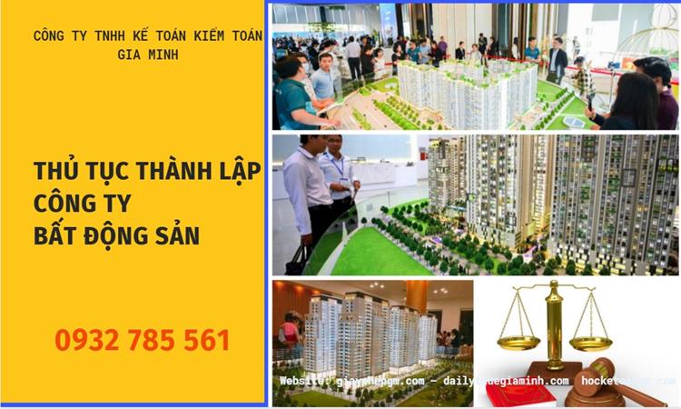 Thủ tục thành lập công ty bất động sản tại Vĩnh Phúc
