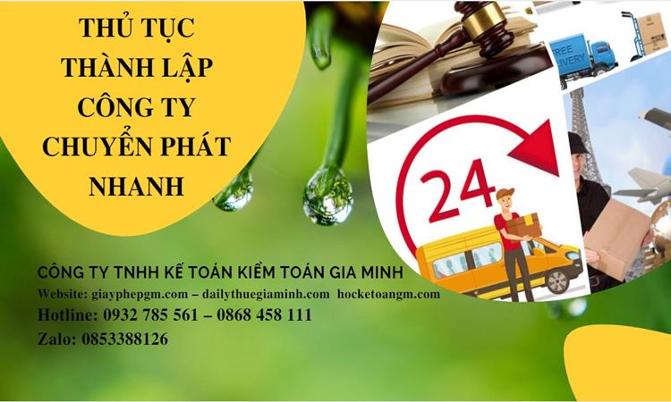 Thủ tục thành lập công ty chuyển phát nhanh tại Bắc Giang