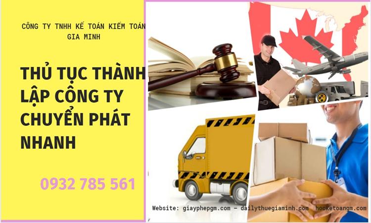 Thủ tục thành lập công ty chuyển phát nhanh tại Bắc Ninh