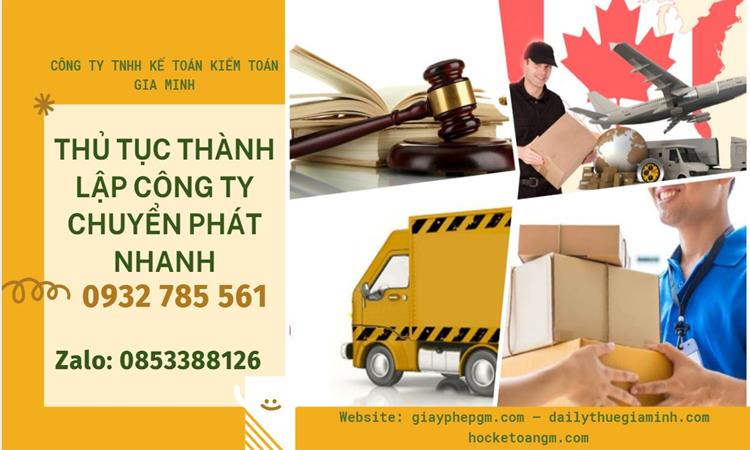 Thủ tục thành lập công ty chuyển phát nhanh tại Bình Dương