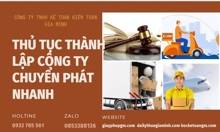 Thủ tục thành lập công ty chuyển phát nhanh tại Cao Bằng