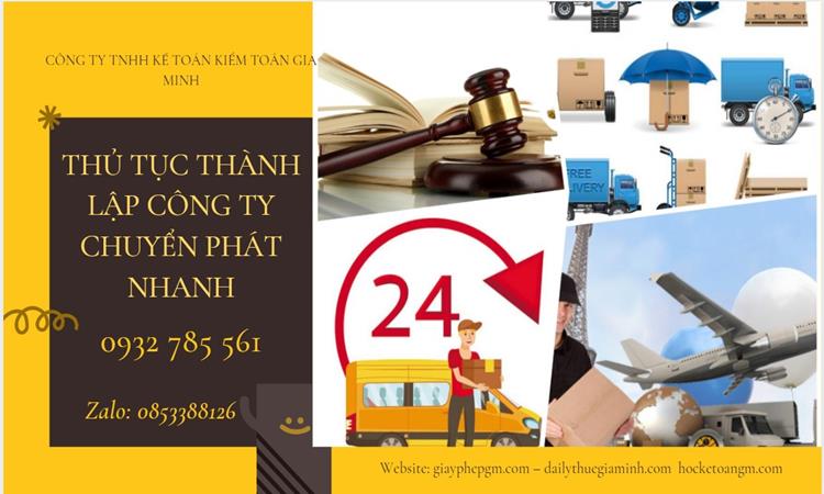 Thủ tục thành lập công ty chuyển phát nhanh tại Đắk Lắk