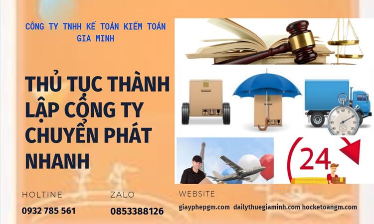 Thủ tục thành lập công ty chuyển phát nhanh tại Đồng Tháp