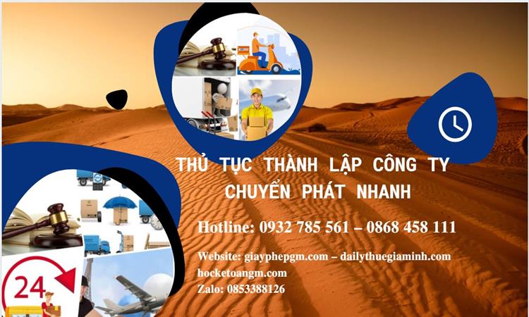 Thủ tục thành lập công ty chuyển phát nhanh tại Gia Lai