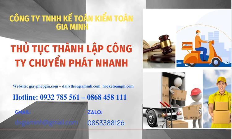 Thủ tục thành lập công ty chuyển phát nhanh tại Hà Nội trọn gói mới nhất 2025 5 Thủ tục thành lập công ty chuyển phát nhanh tại Hà Nội