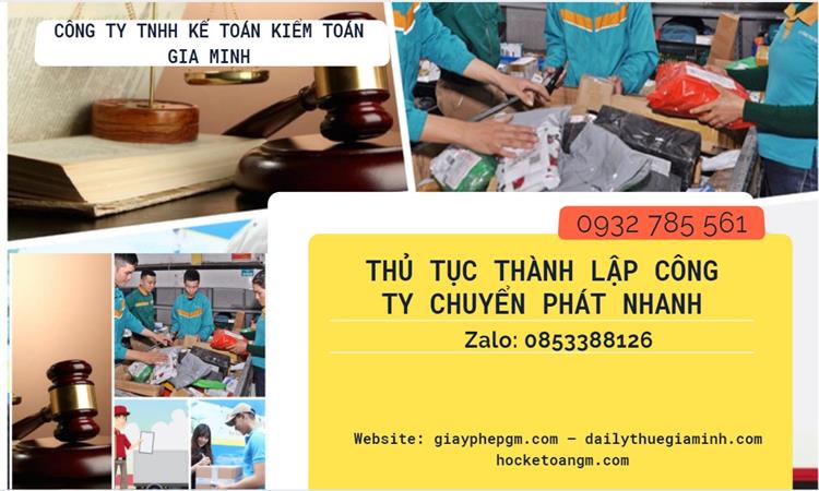 Thủ tục thành lập công ty chuyển phát nhanh tại Huyện Chương Mỹ