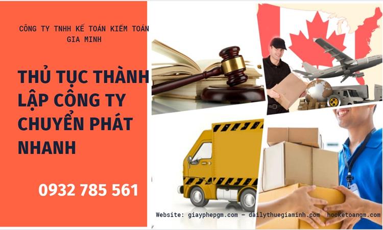 Thủ tục thành lập công ty chuyển phát nhanh tại Huyện Kim Động
