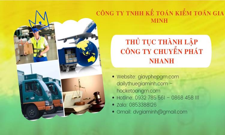 Thủ tục thành lập công ty chuyển phát nhanh tại Huyện Mỹ Đức 