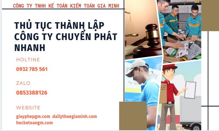 Thủ tục thành lập công ty chuyển phát nhanh tại Huyện Phúc Thọ