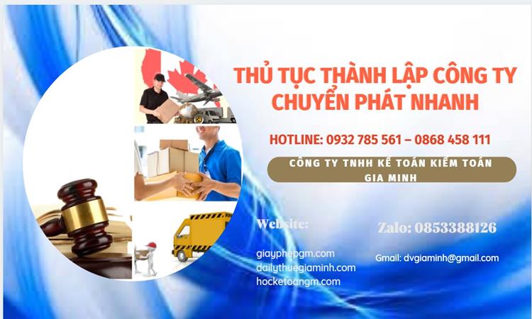 Thủ tục thành lập công ty chuyển phát nhanh tại Huyện Thường Tín