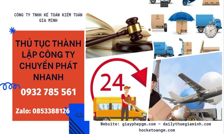 Thủ tục thành lập công ty chuyển phát nhanh tại Huyện Tiên Lữ