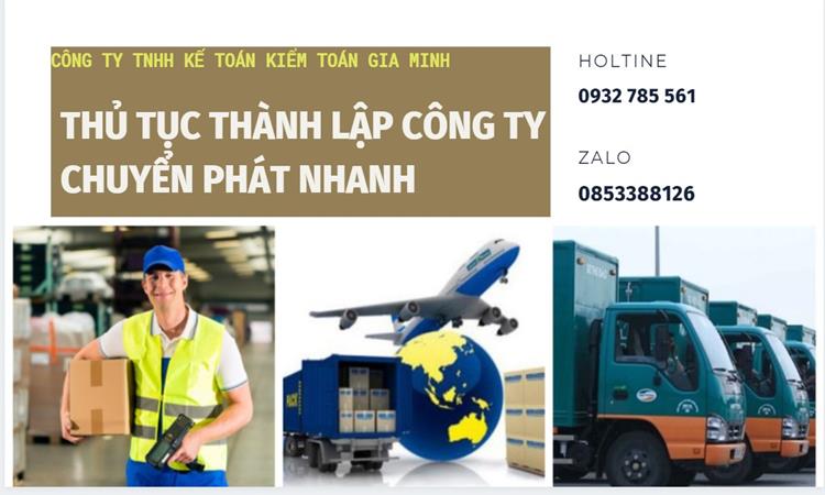 Thủ tục thành lập công ty chuyển phát nhanh tại Huyện Ứng Hòa