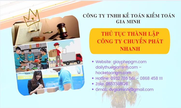Thủ tục thành lập công ty chuyển phát nhanh tại Khánh Hòa