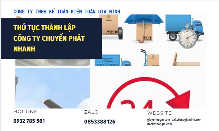Thủ tục thành lập công ty chuyển phát nhanh tại Huyện Khoái Châu