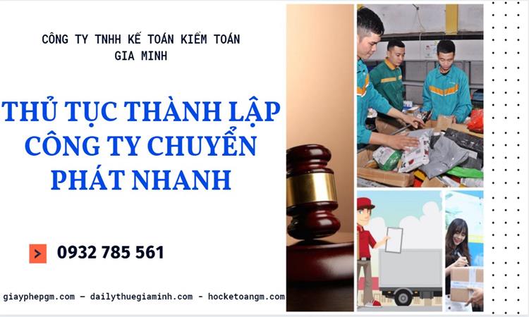 Thủ tục thành lập công ty chuyển phát nhanh tại Kiên Giang