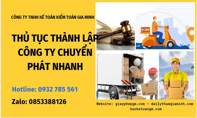 Thủ tục thành lập công ty chuyển phát nhanh tại Kom Tum