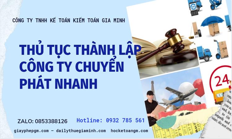 Thủ tục thành lập công ty chuyển phát nhanh tại Lào Cai