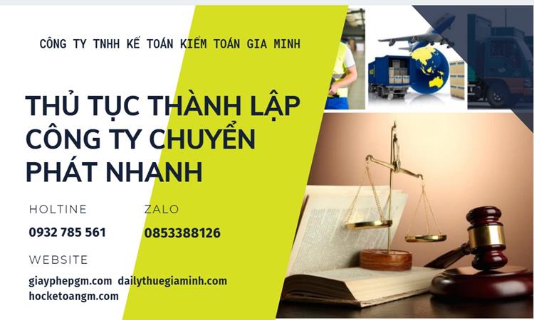 Thủ tục thành lập công ty chuyển phát nhanh tại Quận 8
