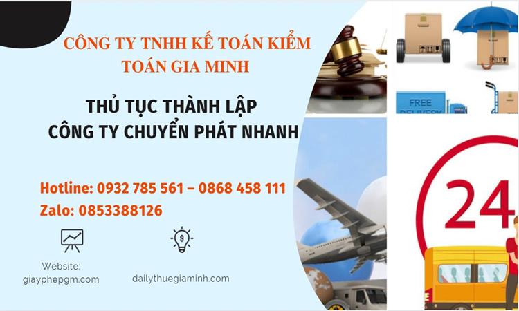 Thủ tục thành lập công ty chuyển phát nhanh tại Quận 9