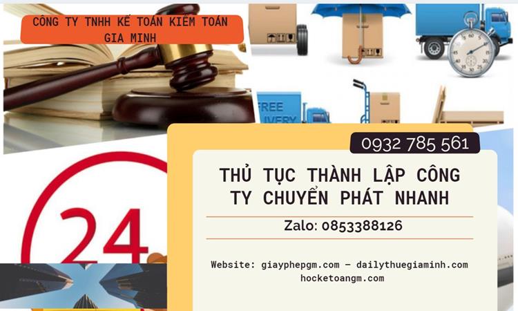 Thủ tục thành lập công ty chuyển phát nhanh tại Quận Ba Đình