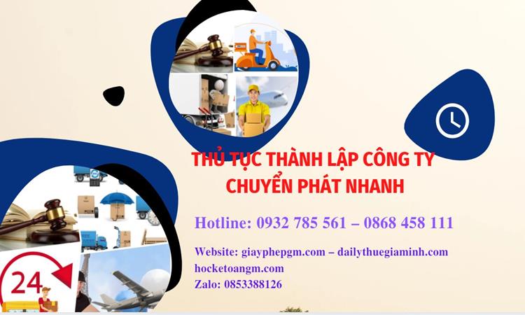Thủ tục thành lập công ty chuyển phát nhanh tại Quận Bình Thạnh