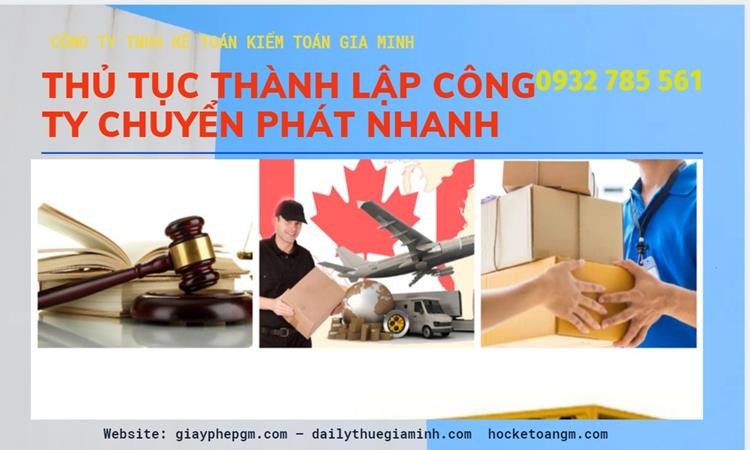 Thủ tục thành lập công ty chuyển phát nhanh tại Quận Đống Đa
